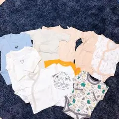 ロンパースセット コットン素材 50-80cm