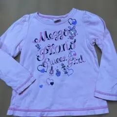 mezzo ピアノ長袖カットソー 100サイズ ピンクベリエちゃん