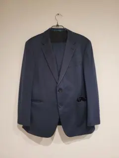 ビジネススーツ スーツ ストレッチスーツ ネイビー シングルブレストスーツ