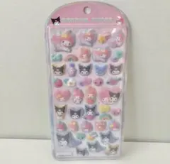 マイメロクロミ♥︎コットンパフィーシール♥︎ボンボンドロップシール♥︎正規品④