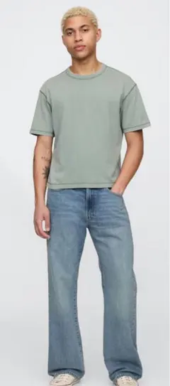 GAPルーズフィットブーツカーブデニム31/32