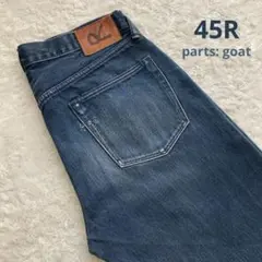 希少！45R 青刺繍　デニムパンツ parts:goat 　セルビッチのサムネイル
