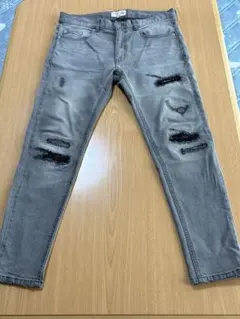 美品　DUFFER DAMAGE & REPAIR スーパースキニーデニムパンツのサムネイル