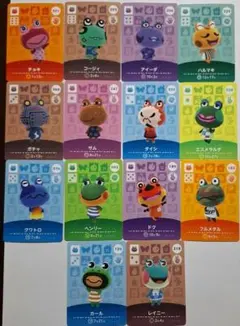 どうぶつの森 amiiboカード 14枚セット