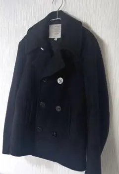 USA製 FIDELITY フィデリティ ウール Pコート ブラック サイズ.M