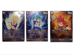 ベジータ、悟空カードセット 3枚攻撃力25000/20000