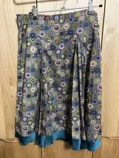 美品　スナオクワハラ　懐中時計柄　スカート　sunaokuwaharaのサムネイル