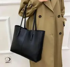 トートバッグ シンプル 無地 ビジネスバッグ　大容量