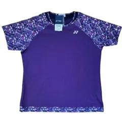 YONEX バドミントン テニスシャツ パープル XOサイズ ウェア ヨネックス