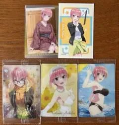 【五等分の花嫁】中野一花 カードなど5枚セット