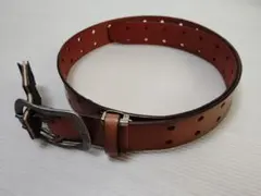 Lee ブラウンレザー ベルト