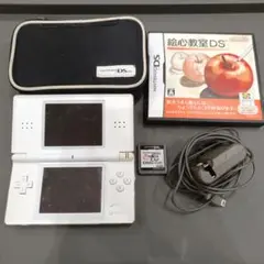 ニンテンドーDS lite ホワイト + 絵心教室DS+脳トレ