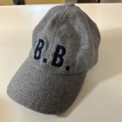 ブルックスブラザーズ　キャップ　グレー　ウールナイロン混紡