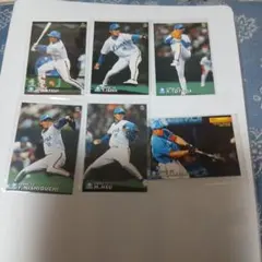 2001西武ライオンズプロ野球 カルビー トレーディングカード6枚セット