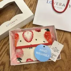 LOVERARY by FEILER ストロベリードット ティッシュケース