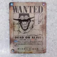 ワンピースカード　受け継がれる意志　ポートガス・D・エース　手配書　SEC SP