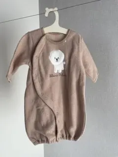 フリースロンパース.ビションフリーゼ.50〜60cm