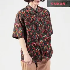 極美品■CABaN フラワープリント ハーフスリーブシャツ マルチカラーのサムネイル