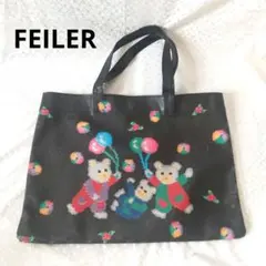 FEILER　フェイラー　トートバッグ　くま　レッスンバッグのサムネイル