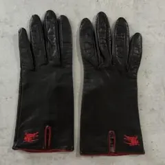 【24時間以内発送】バーバリー　レザー手袋　ブラックのサムネイル