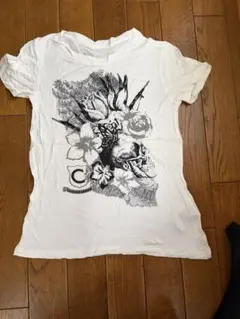 COOLA スカル フラワー プリント Tシャツのサムネイル