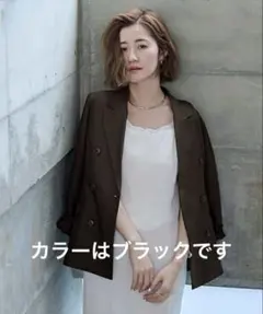 ur’s 新品★ リネンライクダブルブレストジャケット