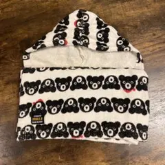 ミキハウス ダブルビー バスポンチョ フード付タオル　おくるみ