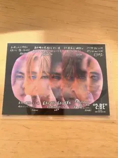 BE:FIRST DVD特典　フォトカード