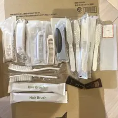 【未使用品】ホテルアメニティ　ヘアコーム　ヘアブラシ 16本セット　ヘアジェル付