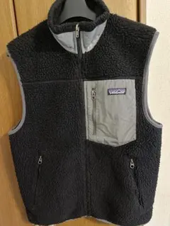 【美品/パタゴニア レトロXベスト 黒×グレー メンズSのサムネイル