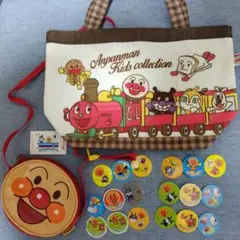 アンパンマン バッグとシールセット