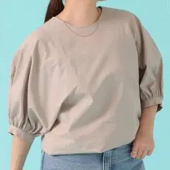 【新品タグ付き】JOURNAL STANDARD コットンパフスリーブブラウス