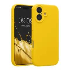 【美品】kwmobile　iPhone17スマホケース イエロー