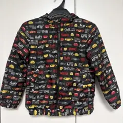 カーズ 120cm アウター ジャケット フード付 黒