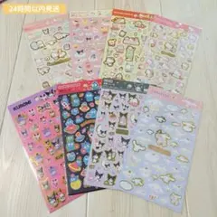 サンリオ　箔押しシール　8枚セット