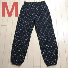 ナイキSWOOSHロゴ総柄スウェットパンツMメンズBLACK送料込み