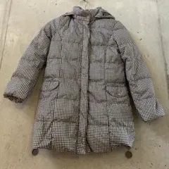 ★UNIQLO★ユニクロ ダウン ジャケット コート ギンガムチェック チェック