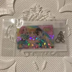 アイカツ ファン証明書 デザイン キーホルダー ぽわぽわプリリン