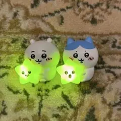 ちいかわ 星といっしょライト マスコット ガチャガチャ ちいかわ ハチワレセット