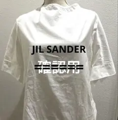 JIL SANDER 半袖シャツ/ホワイト/カッティングデザインありのサムネイル