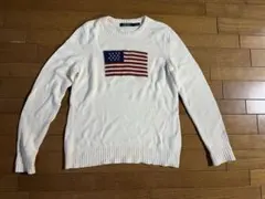 ラルフローレン　星条旗セーター レディース