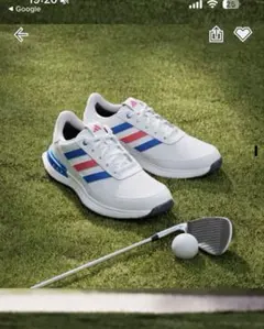 新品 アディダス　ゴルフシューズ　26cm トリコロール