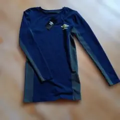未使用タグ付き★アンブロumbro 長袖Tシャツ M ネイビー