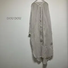 【ドゥドゥ】 綿100% ピンクベージュ 長袖　フリーサイズ　b619