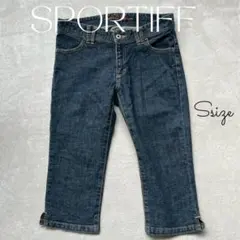 SPORTIFF スポーティフ デニムパンツ デニム ジーンズ ビジュー付 古着のサムネイル