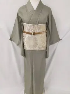 【お茶席用に】★★新品未使用　洗える江戸小紋(ポリ100%)Mサイズ★★