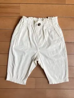 Petit main プティマイン 白 ホワイト アイボリー　パンツ 90cm