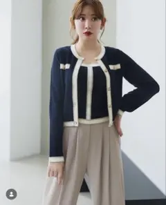 herlipto Siena Bicolor Knit Set Sサイズのサムネイル