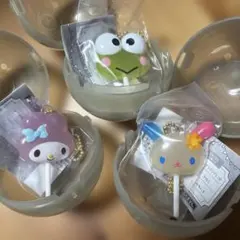 マイメロ、けろっぴ、ウサハナ　カラフルキャンディチャーム