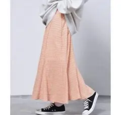 ■Emsexcite■ ギンガムチェックSK スカート ロング ロングスカート